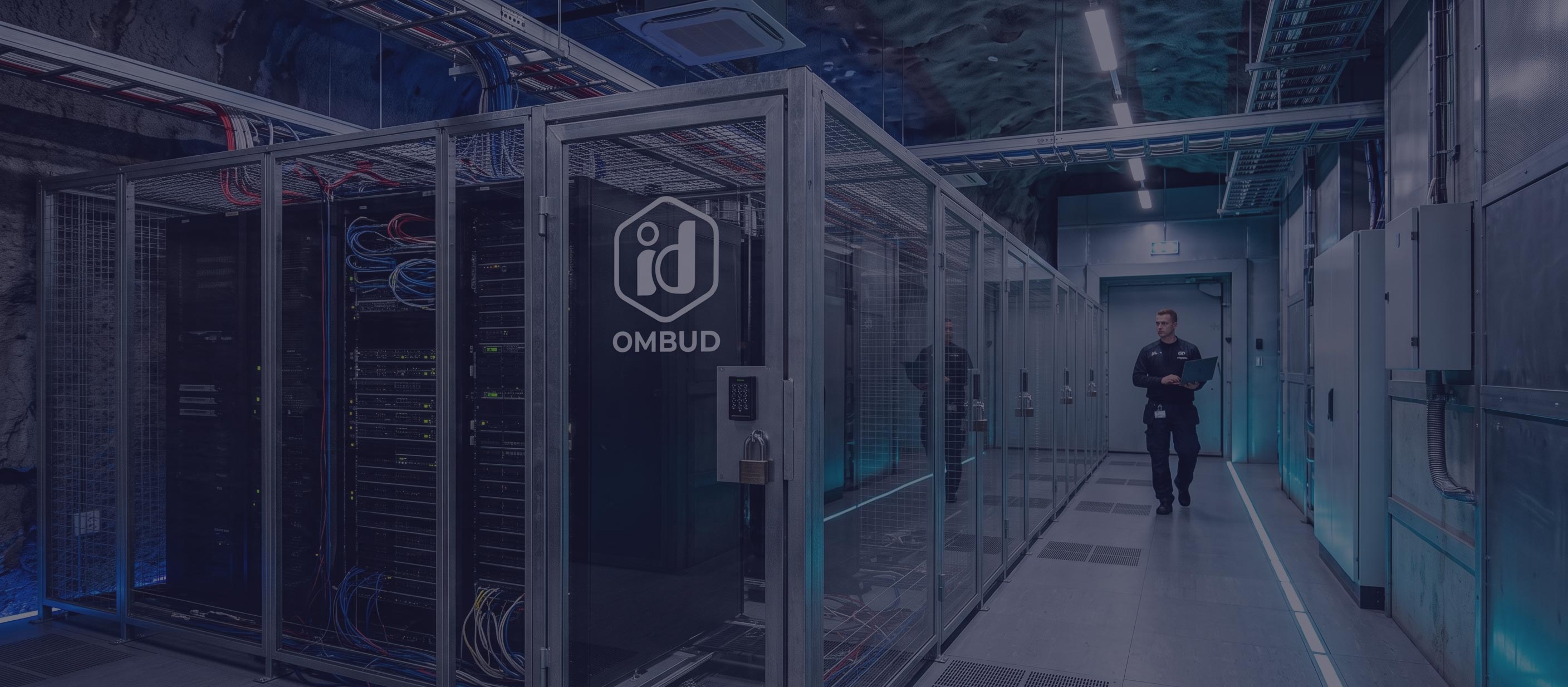 Svensk servermiljö som bär IDombuds digitala identitetstjänster.